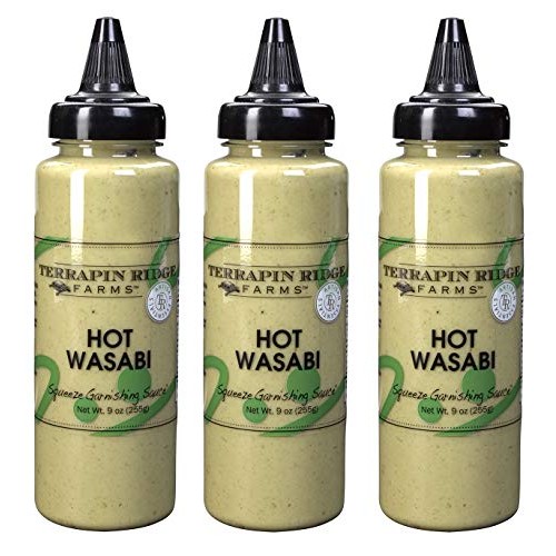 Terrapin Ridge Farms Hot Wasabi Squeeze Garnishing Sauce 3 Pack