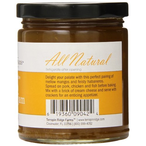 Terrapin Ridge Farms Jam, Mango Habanero, 10.5 Ounce