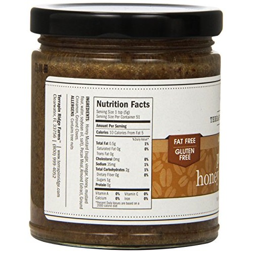 Terrapin Ridge Farms Pecan Honey Mustard, 10.5 Fluid Ounce