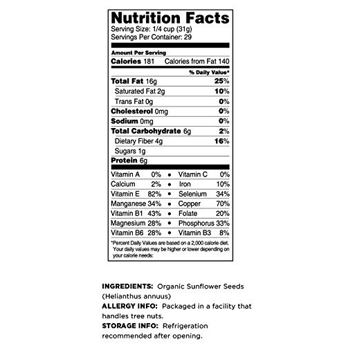 Terrasoul Superfoods Hulled Organic Sunflower Seeds, 6 Lbs 3 Pack