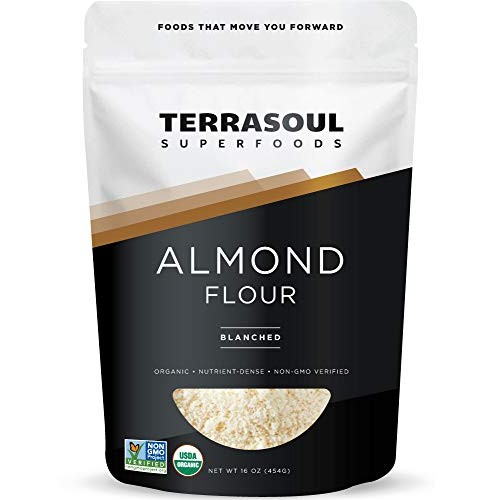 Terrasoul Superfoods Organic Almond Flour, 1 Lb - Fine Texture |