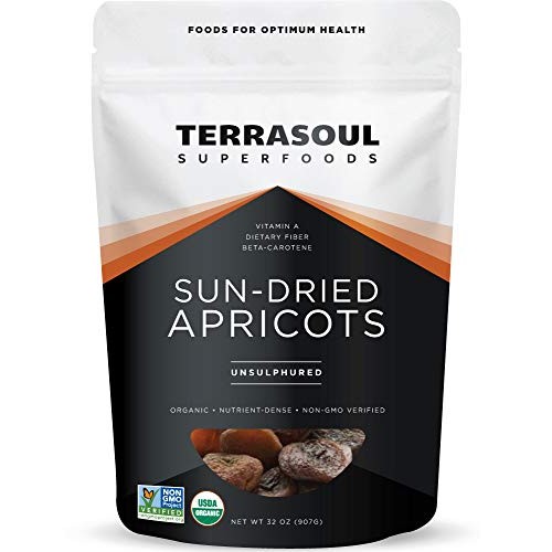 Terrasoul Superfoods Sun-Dried Apricots Unsulphured Organic, 2 Terrasoul Superfoods Sun-Dried Apricots Unsulphured Organic, 2