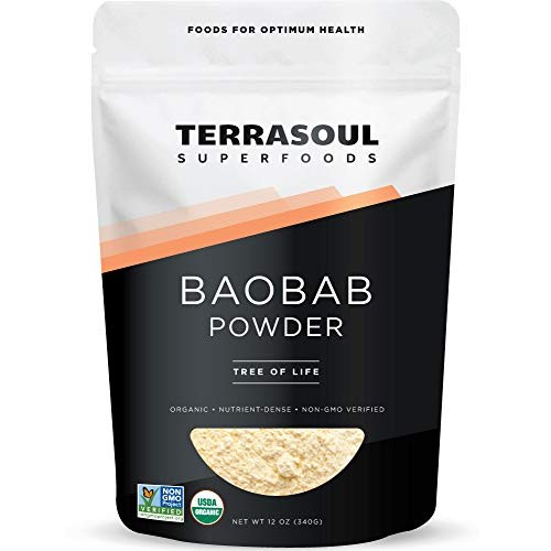 Terrasoul Superfoods Organic Baobab Fruit Powder, 12 Ounces