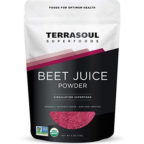 Terrasoul Superfoods Organic Beet Juice Powder, 4 Oz - Grown In