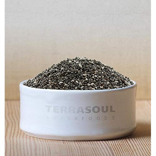 Terrasoul Superfoods Organic Black Chia Seeds, 2.5 Pounds