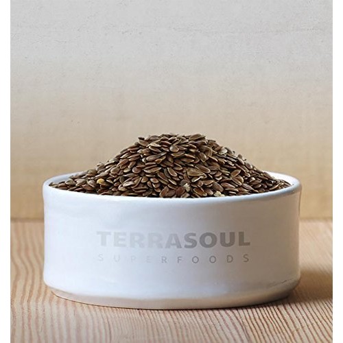 Terrasoul Superfoods Organic Brown Flax Seeds, 4 Lbs 2 Pack