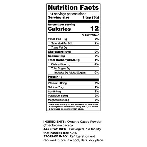 Terrasoul Superfoods Organic Cacao Powder, 3 Lbs 3 Pack - Raw