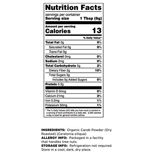 Terrasoul Superfoods Organic Carob Powder, 2 Lbs 2 Pack - Coco