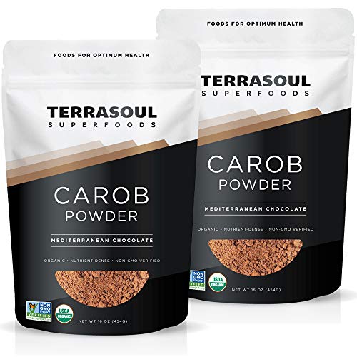 Terrasoul Superfoods Organic Carob Powder, 2 Lbs 2 Pack - Coco