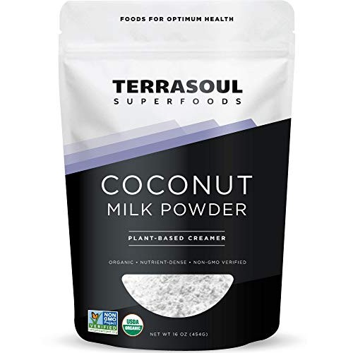 Terrasoul Superfoods Organic Coconut Milk Powder, 16 Oz - Plant-