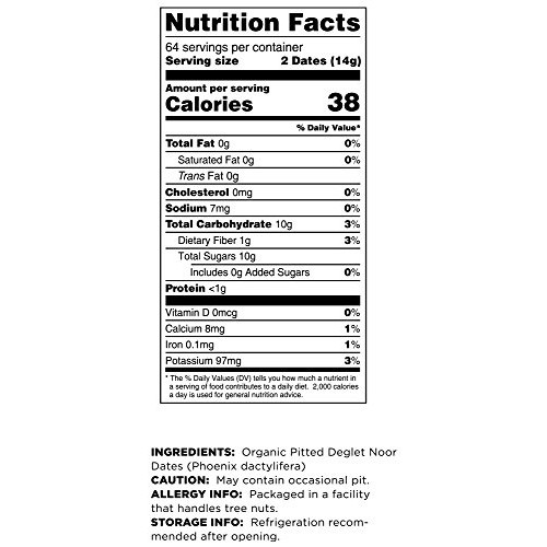 Terrasoul Superfoods Organic Deglet Dates, 6 Lbs 3 Pack - Pitt