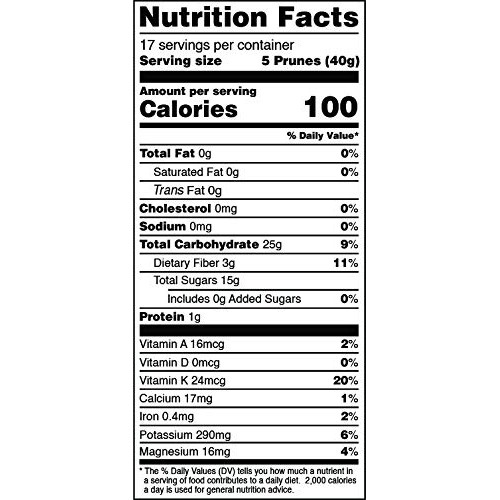 Terrasoul Superfoods Organic Dried Plums Pitted Prunes, 1.5 Lbs