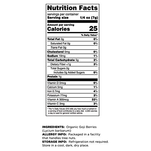 Terrasoul Superfoods Organic Goji Berries, 16 Oz - Large Size |