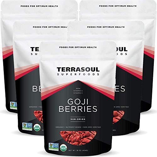 Terrasoul Superfoods Organic Goji Berries, 5 Lbs 5 Pack - Larg