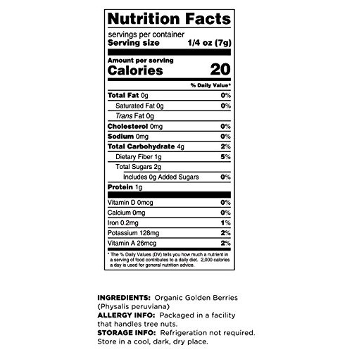 Terrasoul Superfoods Organic Golden Berries, 16 ounces