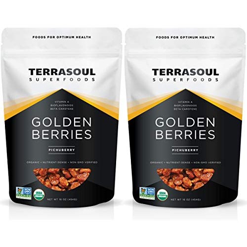 Terrasoul Superfoods Organic Golden Berries, 2 Pounds