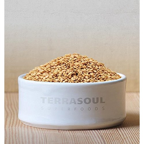 Terrasoul Superfoods Organic Golden Flax Seeds, 2 Lbs - Fiber |