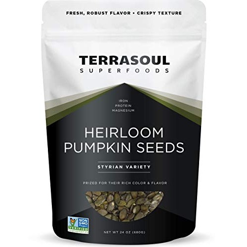 Terrasoul Superfoods Organic Heirloom Pumpkin Seeds, 1.5 Lbs - S