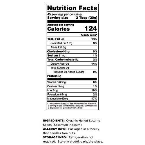 Terrasoul Superfoods Organic Hulled Sesame Seeds, 4 Lbs 2 Pack