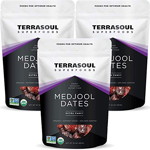Terrasoul Superfoods Organic Medjool Dates, 6 Lbs - Soft Chewy T