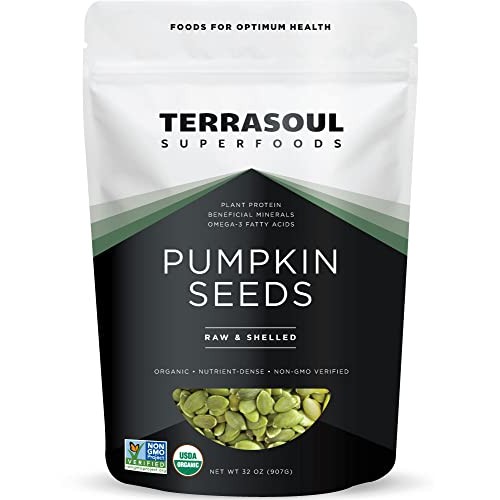 Terrasoul Superfoods Organic Pumpkin Seeds, 2 Lbs - Premium Qual