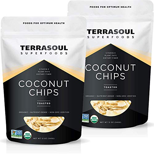 Terrasoul Superfoods Organic Toasted Coconut Chips, 1.5 Lbs - Un