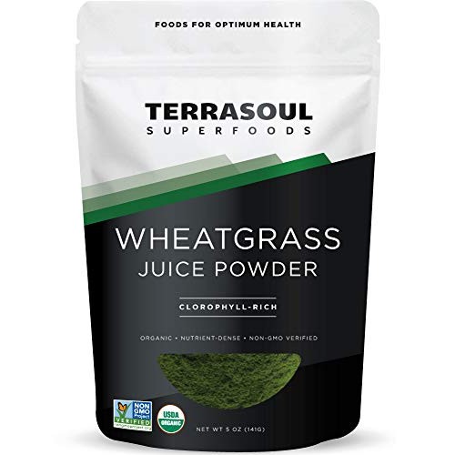 Terrasoul Superfoods Organic Wheat Grass Juice Powder, 5 Ounces