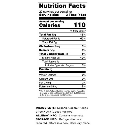 Terrasoul Superfoods Raw Coconut Chips Organic, 12 Ounces