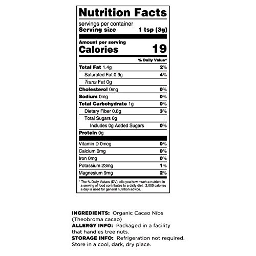 Terrasoul Superfoods Raw Organic Cacao Nibs, 2 Lbs 2 Pack - Ra