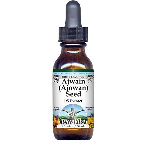 Ajwain Ajowan Seed Glycerite Liquid Extract 1:5 - Mint Flavo