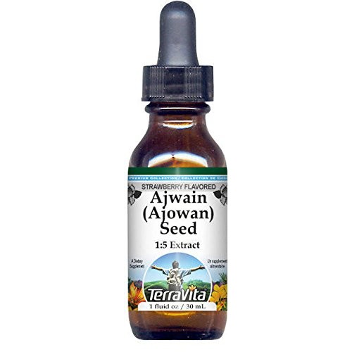 Ajwain Ajowan Seed Glycerite Liquid Extract 1:5 - Strawberry