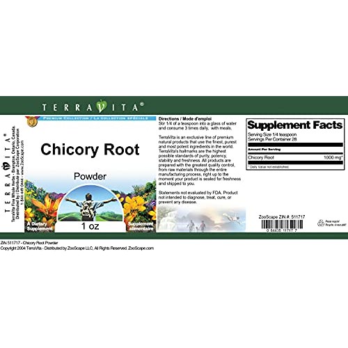 Chicory Root Powder 1 Oz, Zin: 511717 - 2 Pack