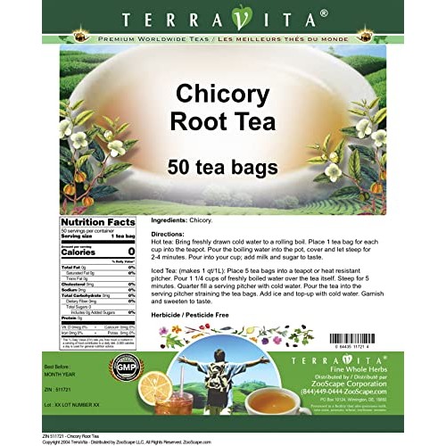 Chicory Root Tea 50 Tea Bags, Zin: 511721