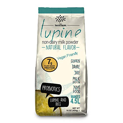 Terrium Lupin And Rice Plant-Based Milk Powder 16Oz - Vegan Milk