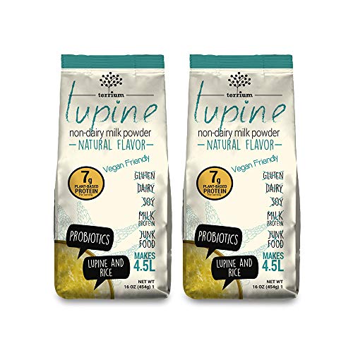 Terrium Lupin And Rice Plant-Based Milk Powder 16Oz - Vegan Milk