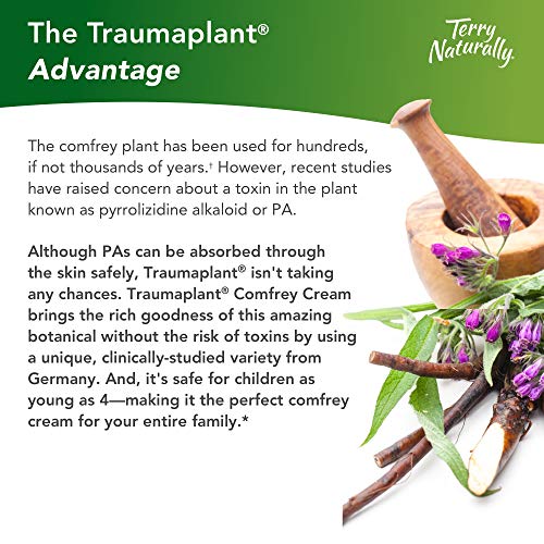 Traumaplant Comfrey Cream Europharma Terry Naturally 3.53 Oz