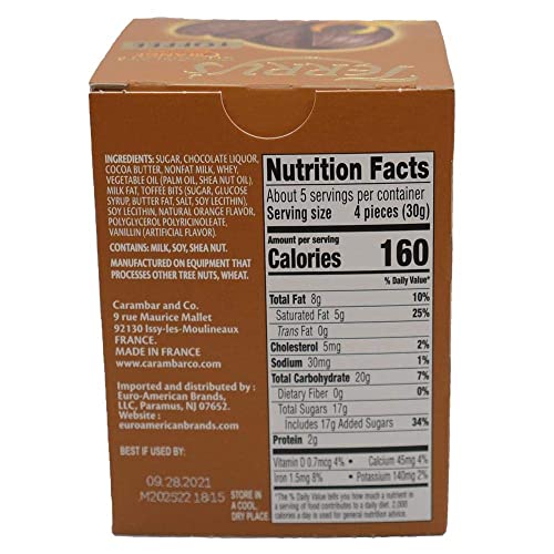 Terrys Milk Chocolate Orange Toffee 5.36 oz Box