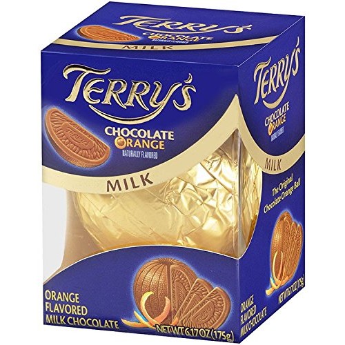 Terrys Milk Chocolate Orange Ball, 5.53-Ounce Boxes Packaging