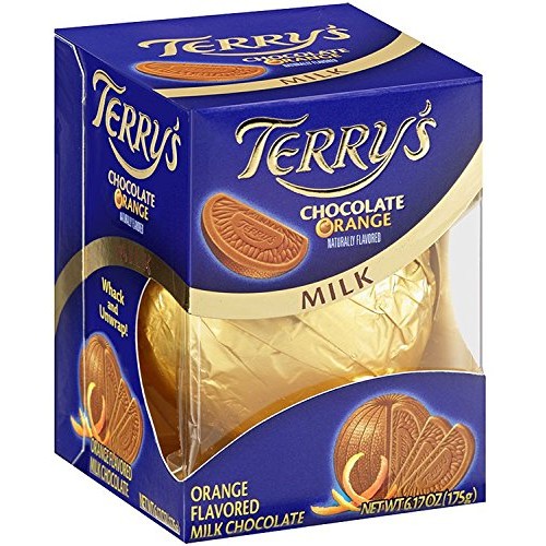 Terrys Milk Chocolate Orange Ball, 5.53-Ounce Boxes Packaging