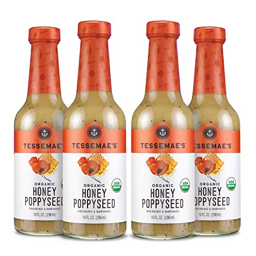 Tessemaes Organic Honey Poppyseed Dressing And Marinade, Whole3
