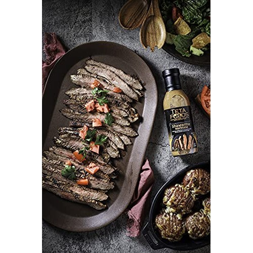 Teta Foods Garlic Dip & Spread, Shawarma and Shish Tawook Marina...