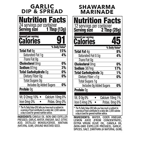 Teta Foods Gralic Spread 2 Shawarma Marinade 1 3-pack