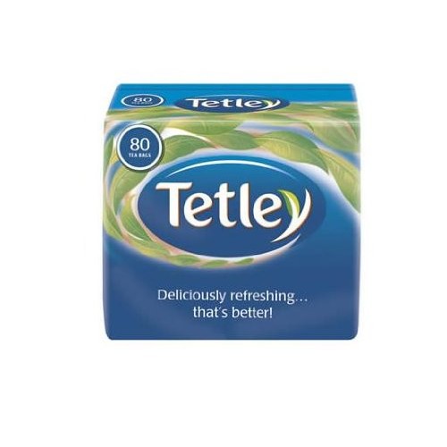 Tetley Tea, 80-Count Tea Bags Pack Of 2