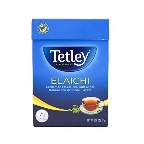 Tetley Tea, Elaichi Cardamom, 72-Count Tea Bags Pack Of 3