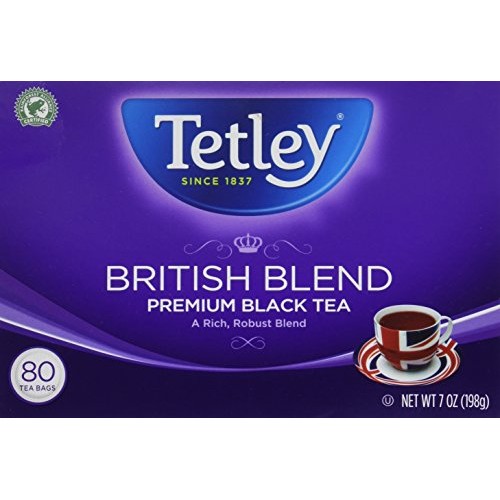 Tetley British Blend Premium Black, Tea Bags, 80 Ct, 2 Pk
