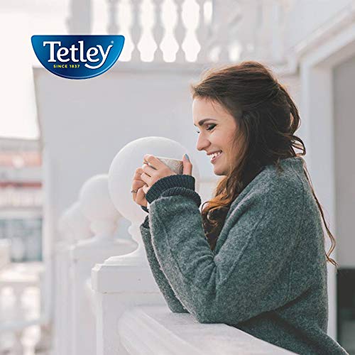 Tetley Black Tea, Decaffeinated Classic, 48 Tea Bags Pack Of 6