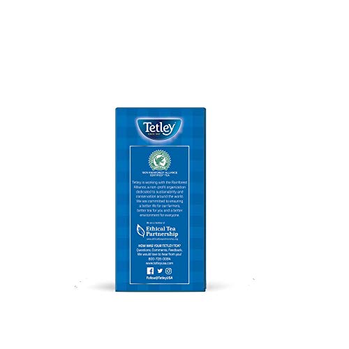 Tetley Black Tea, Decaffeinated Classic Blend, 72 Tea Bags Pack
