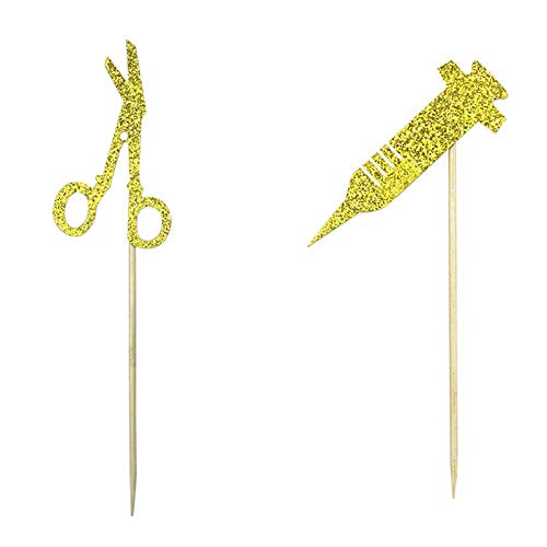 Tetor Nursing Cupcake Toppers Nurse Graduation Cupcake Picks Cak