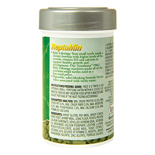 Tetra 77093-00 Fauna Pro Reptomin Baby Turtle Formula Sticks,