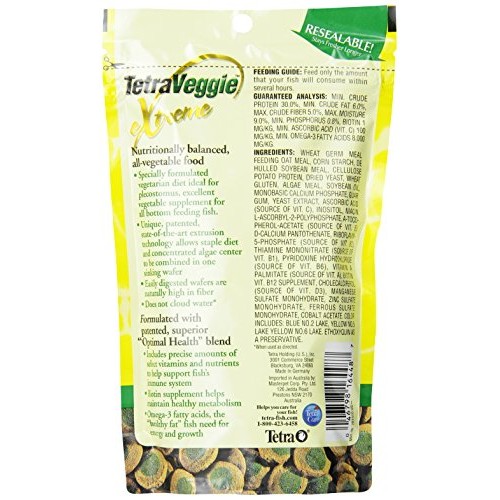 Tetra Pro Plecowafers 5.29 Ounces, Nutritionally Balanced Vegeta
